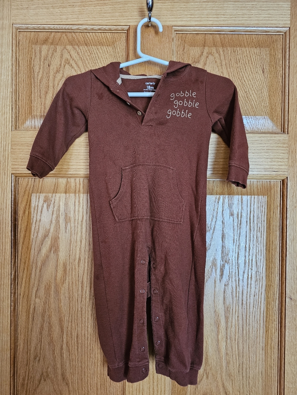 Carter's Thanksgiving Turkey Hooded One-Piece